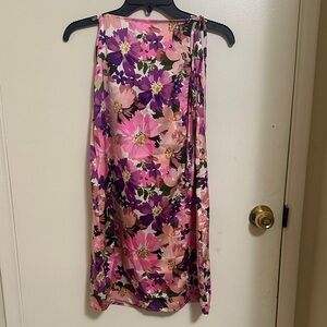 Lulu's Pink and Purple Floral Dress